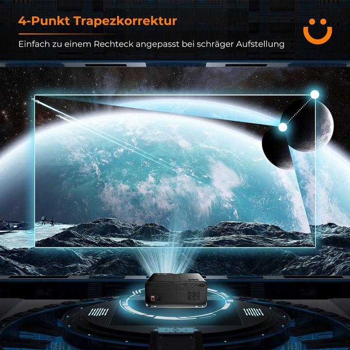 Produktbild Yaber V10 Full HD Beamer (Schwarz)