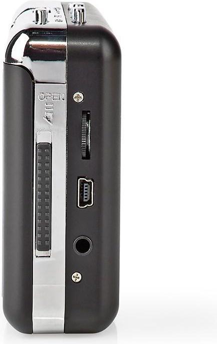 Immagine prodotto Nedis Convertitore portatile USB da cassetta a MP3 - Converte le cassette in formato MP3 - Con cavo USB