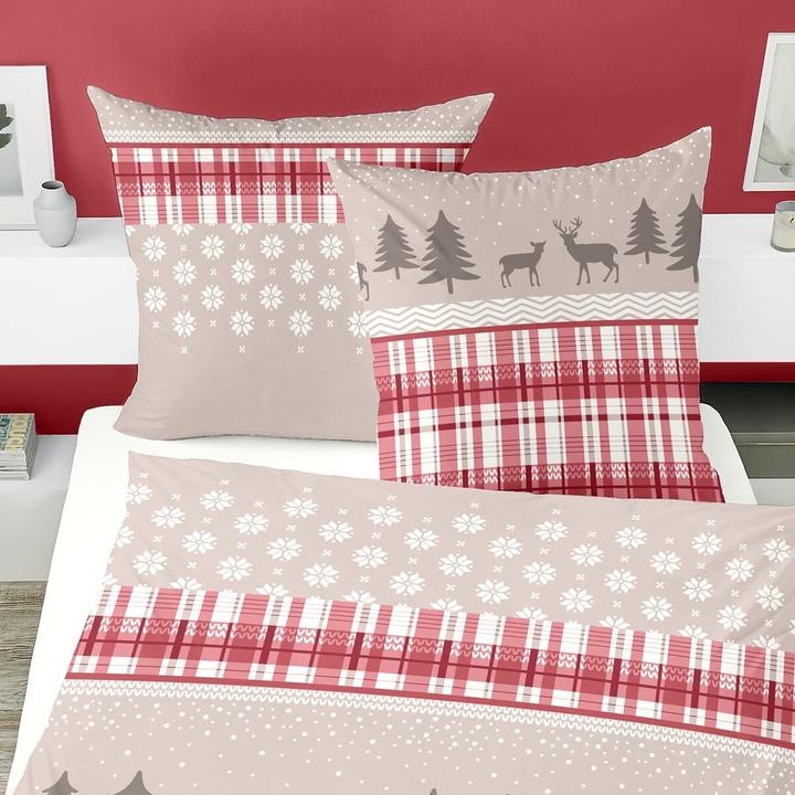 Actual product image Traumschlaf Deer (Bedding set, 155x200 cm + 80x80 cm)