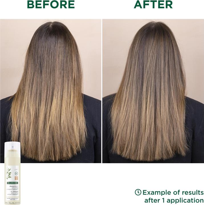 Produktbild Klorane Extra-sanftes getöntes Trockenshampoo mit Hafer & Ceramid (50 ml, Trockenshampoo)