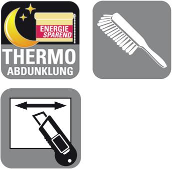 Produktbild Gardinia EASYFIX Rollo Thermo ENERGIESPAREND (85 x 150 cm)