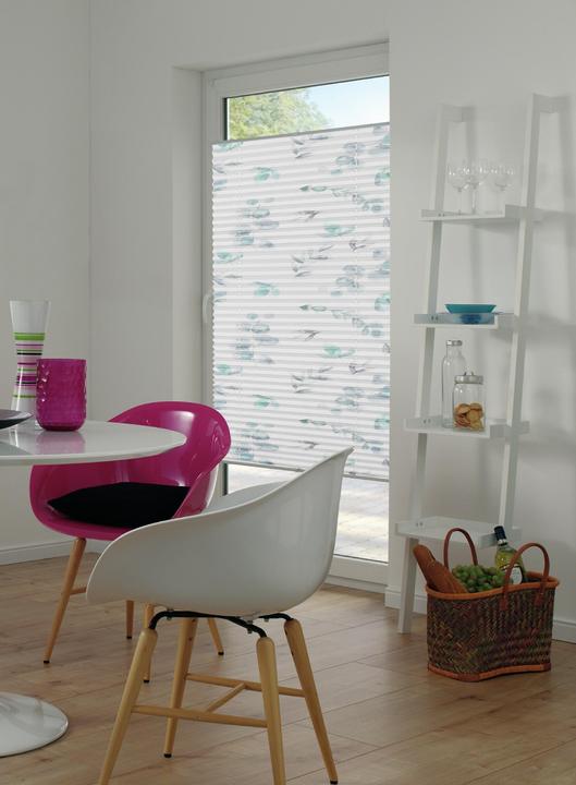 Produktbild Gardinia Plissee Concept zum Klemmen Flowers and Plants Zweig