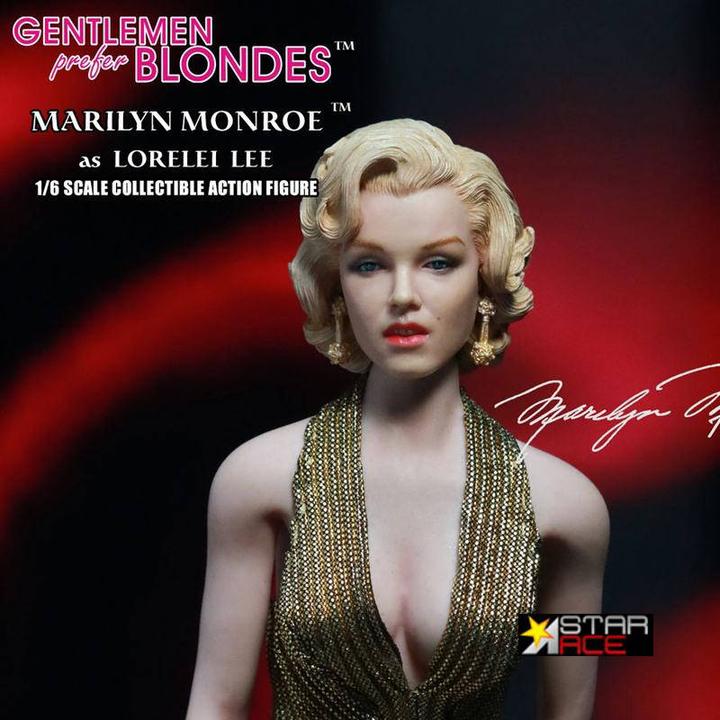 Produktbild Star Ace Toys Blondinen bevorzugt - My Favourite Legend: 1/6 Marilyn Monroe Gold Dress Ver.