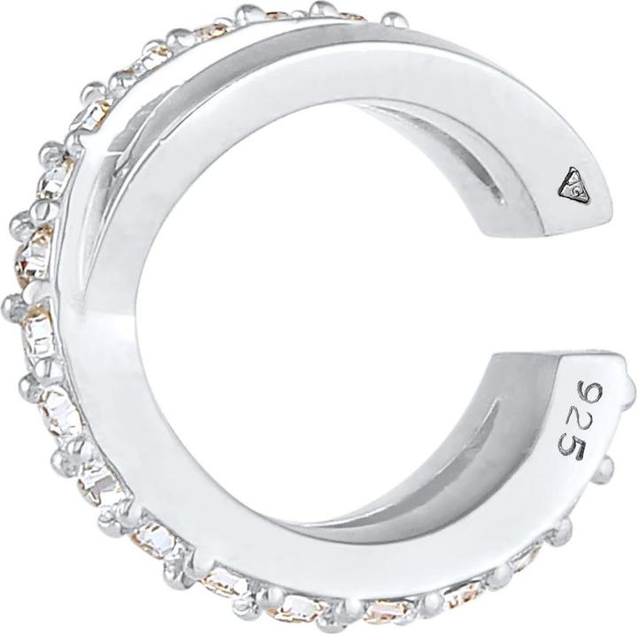 Immagine prodotto Elli Orecchini Orecchino Incrociato Cristalli Argento 925 (Cristallo di vetro, Argento 925)