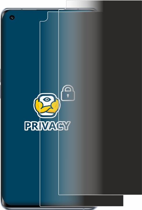 Produktbild BROTECT Sichtschutzfolie Anti-Spy Privacy Folie Blaulicht-Schutz (2 Stück, Oppo Reno 6 Pro 5G)