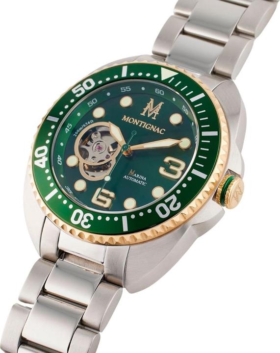 Montignac Automatic Watch Marina (Skeleton watch, 42 mm)