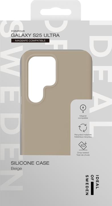 Image du produit iDeal Of Sweden Designer Magsafe Silicone-Cover Beige (Samsung Galaxy S25 Ultra)