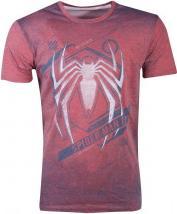 Actual product image Acid Wash Spider Men's Tshirt (XXL)