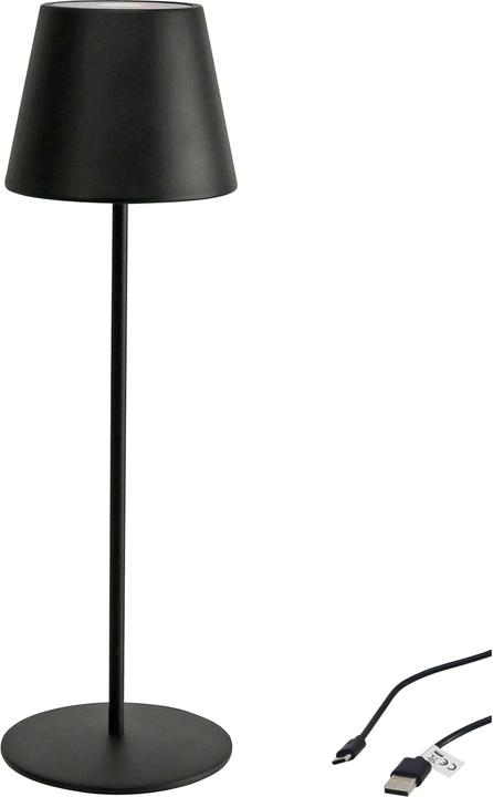 Produktbild DayLite LED-Tischleuchte PBG-1238, 4W, 200lm, RGBW, Akku, schwarz (200 lm)