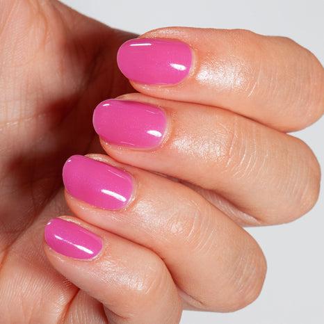 Actual product image Mesauda Top Notch Iconic 223 Amaranth Semi-Permanent Nail Polish 14ml (223 Amaranth, Top coat)
