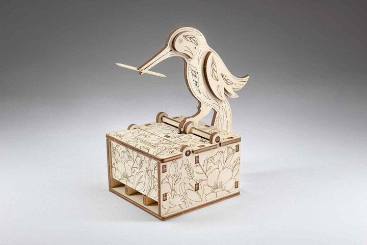 Actual product image Eco Wood Art Toothpick dispenser - bird