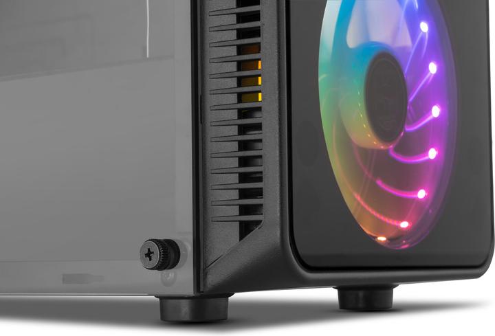 Actual product image Nox ATX TOWER HUMMER TGM RAINBOW RGB - Tower (mATX, Mini-ITX, ATX)