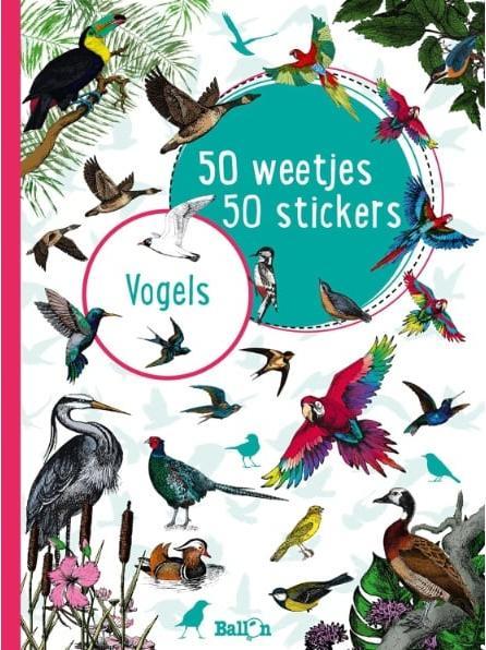 Produktbild 50 Fakten 50 Aufkleber – Vögel