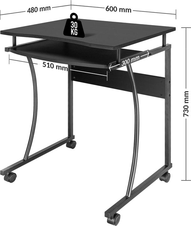 Image du produit Manhattan Bureau compact (60 x 48 x 73 cm)