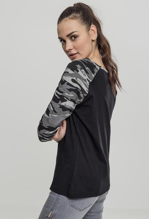 Immagine prodotto Urban Classics Tee Raglan 3/4 da donna a contrasto (XS)
