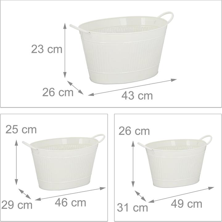 Immagine prodotto Relaxdays vasi (49 cm)