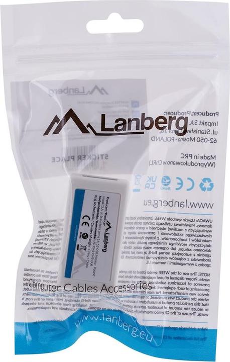Actual product image Lanberg AD-RJ45-RJ45-OU6 Network Splitter (Tool)