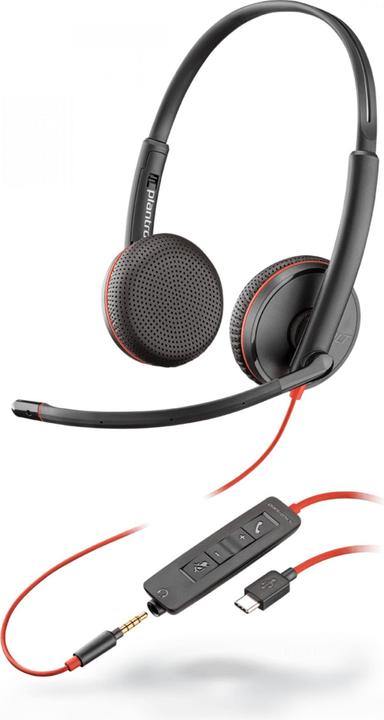 Produktbild Poly Blackwire 3225 USB-C Duo (Kabelgebunden, USB-C)