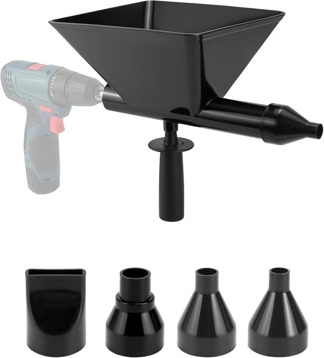 Image du produit Qwork Elektrische Mörtelpresse mit 5 Düsen
