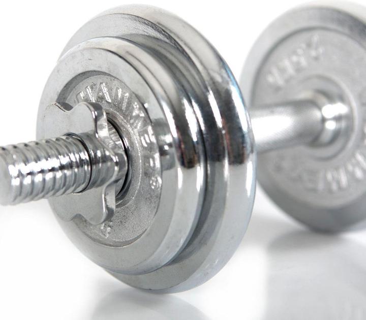 Produktbild Hammer Fitness Chrom-Kurzhantel-Set (1 x 10 kg)