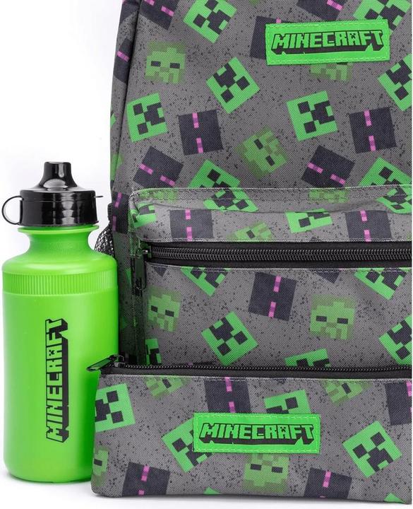 Actual product image Minecraft Lunch Bag And Backpack Set 4Pack