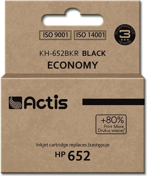 Image du produit Factis KH-652BKR cartouche d'encre noire pour HP 652 F6V25AE remplacement - Compatible - Teinte (CF)