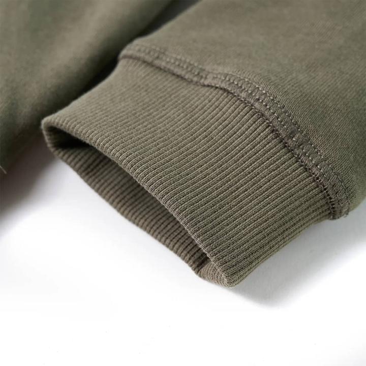 Immagine prodotto VidaXL Maglia con cappuccio da bambino kaki 104,Materiale: 92% cotone. 8 (104)