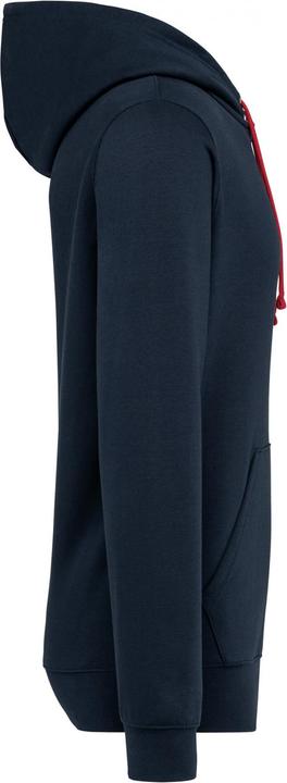 Actual product image Kariban Patterned sweatshirt with contrasting hood (M)