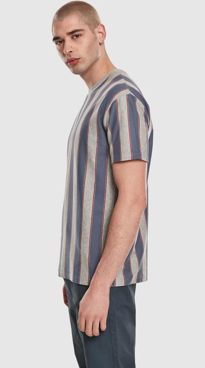 Actual product image Urban Classics Printed Oversized Bold Stripe Tee (M)