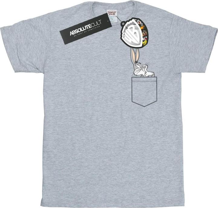 Looney Tunes Bugs Bunny Faux Pocket TShirt (3XL)
