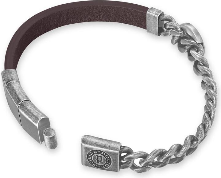 Produktbild Police PEAGB0023302 Crest (19 cm, Leder, Edelstahl)