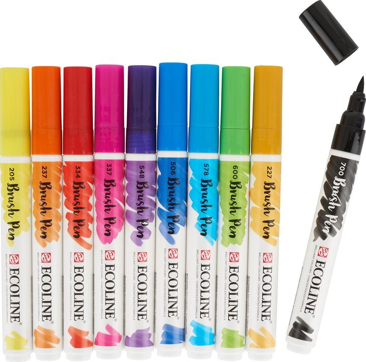 Image du produit Talens ECOLINE Brush Pen (Multicolore, 10 x)