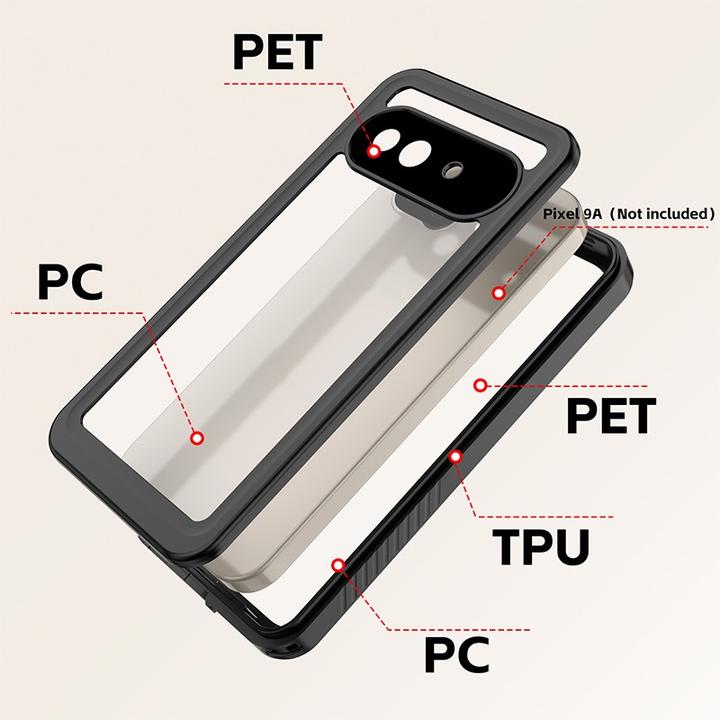 Produktbild Redpepper Google Pixel 9A - IP68 FS Series Wasserdichtes Outdoor Case, schwarz (Google Pixel 9a)