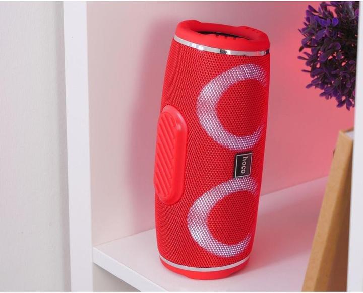 Image du produit Hoco - Wireless Speaker Sports (HC12) - Bluetooth 5.0, Shoulder Strap, 10W - Red (2 h)