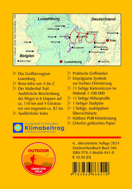 Produktbild Luxemburg: Mullerthal Trail (Deutsch, Thorsten Hoyer, 2024)