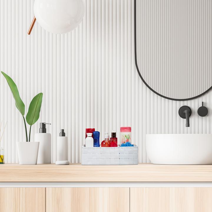 Image du produit Relaxdays Corbeille de rangement avec compartiments (1 x, 32 x 21 x 10 cm)