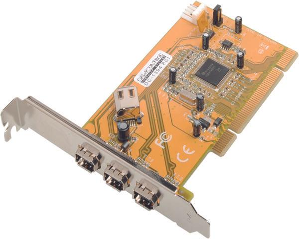 Produktbild Dawicontrol DC-1394 PCI - 3+1 - Port IEEE 1394 FireWire PCI-Controller