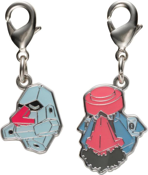 Pokémon Pokemon Center - Nosepass, Probopass Schlüsselanhänger - 2 Stück