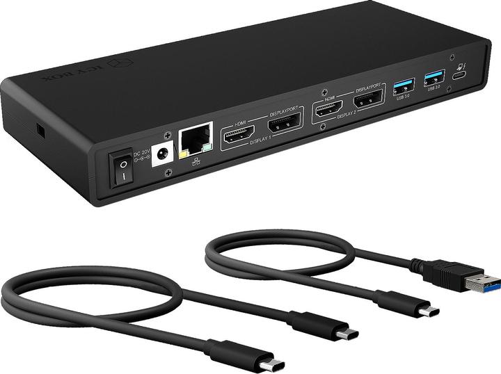 Produktbild Icy Box IB-DK2245AC (USB-C, 13 Ports)