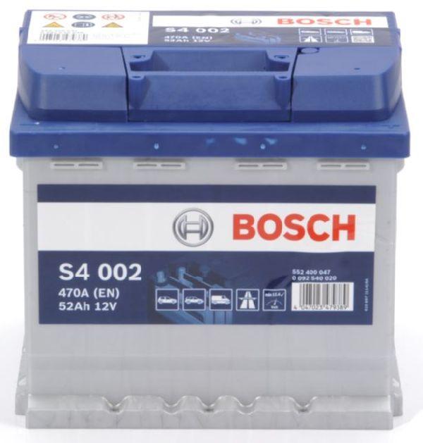 Bosch Automotive S4 002 (12 V, 52 Ah, 470 A)
