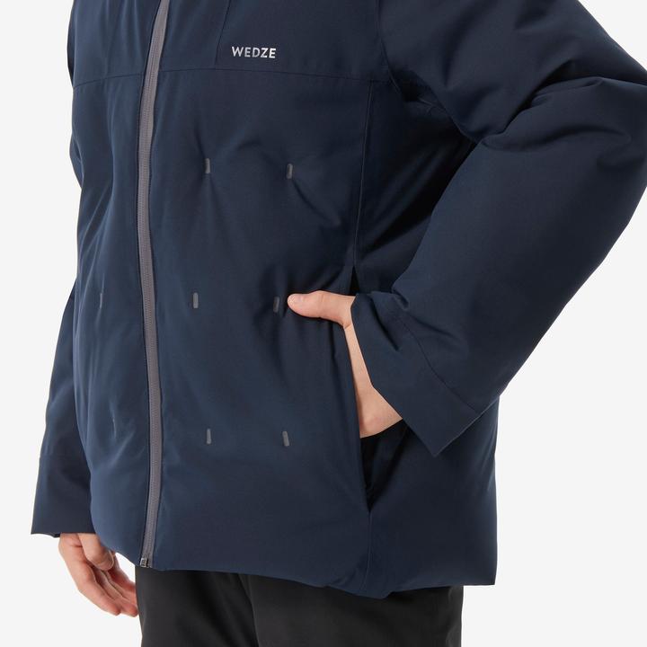 Produktbild Wedze Skijacke Kinder wattiert warm und wasserdicht - 500 blau (164)