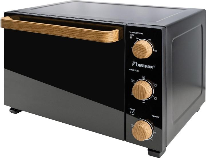 Immagine prodotto Bestron Forno grill da 31 litri, serie Black & Wood