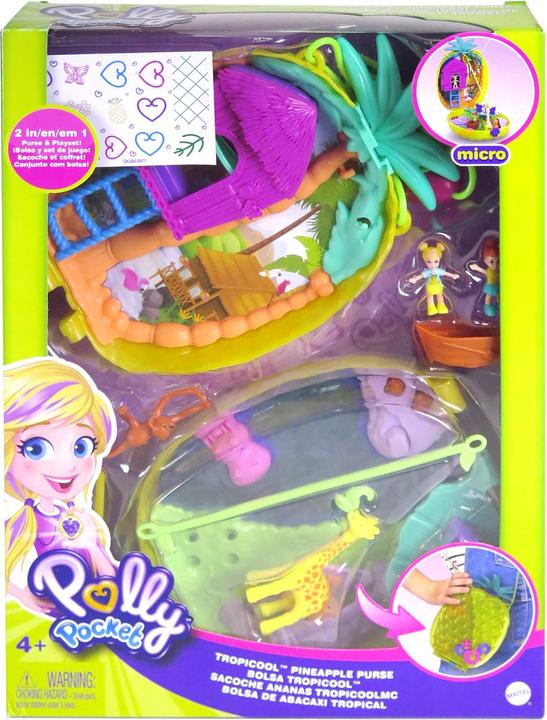 Actual product image Polly Pocket TROPICOOL Pineapple Purse