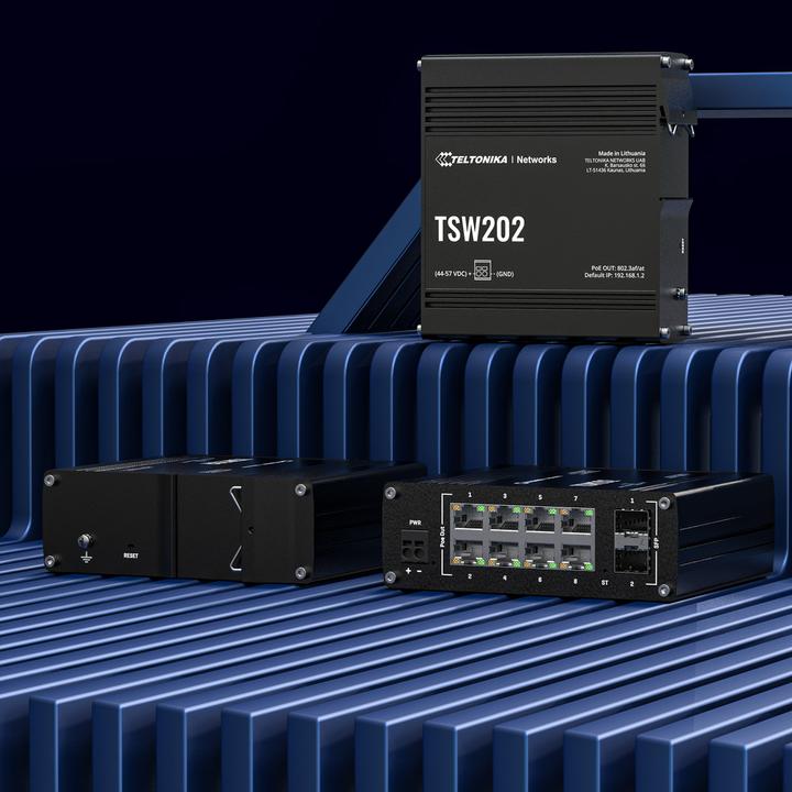 Immagine prodotto Teltonika TSW202 000000 - TSW202, SWITCH PoE+ GESTITO (10 Porti)