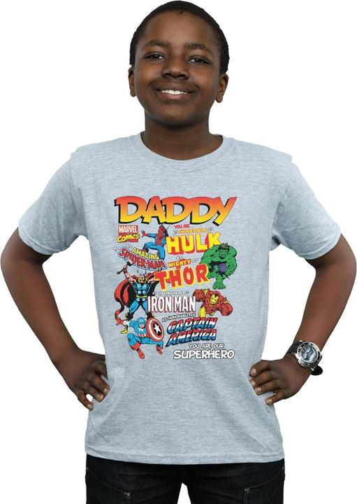 Immagine prodotto Our Dad Superhero Maglietta Ragazzi (140, 146)