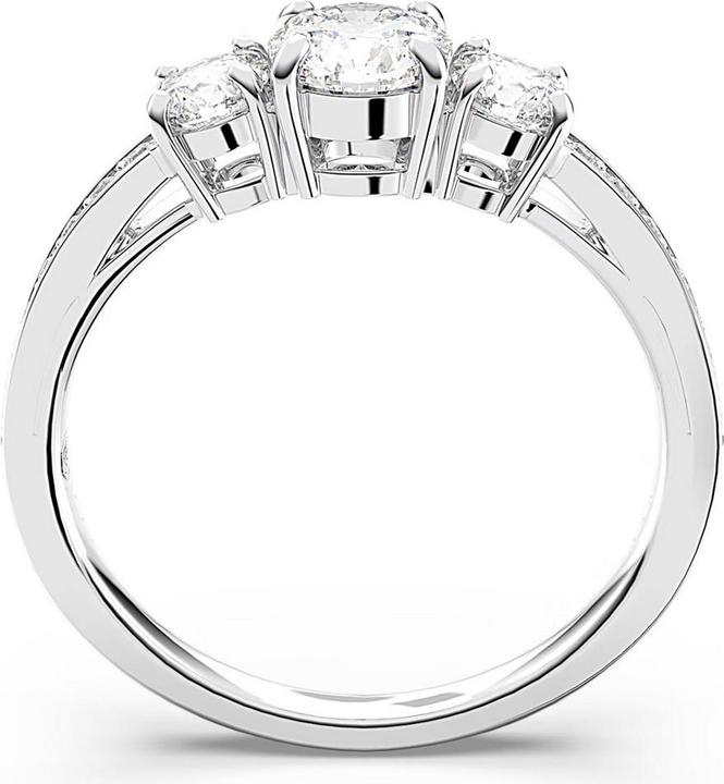 Actual product image Swarovski Attract Trilogy Ring Mixed Round Cuts White (52)
