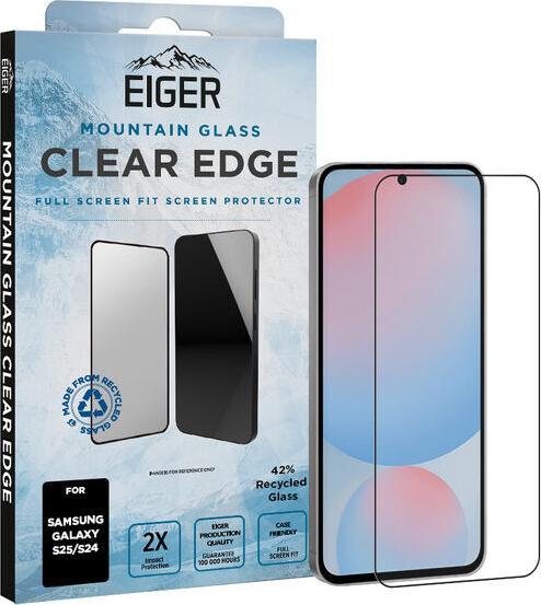 Eiger Mountain Glass Clear Edge (1 pièce(s), Samsung Galaxy S25)