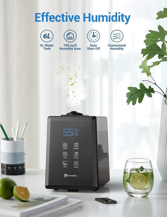 Produktbild Elechomes Luftbefeuchter mit APP Steuerung, 6L