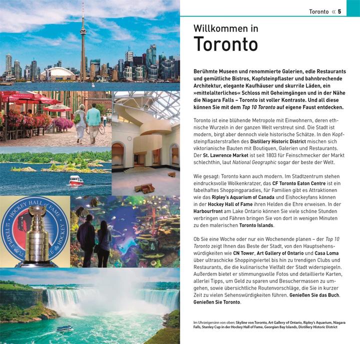 Produktbild Top 10 Reiseführer Toronto (Deutsch, DK Verlag Reise, 2022)