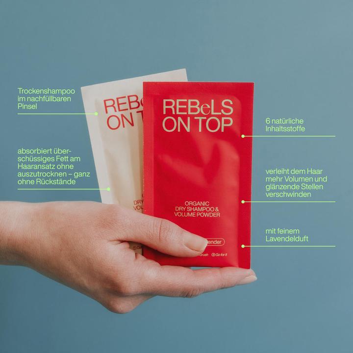Actual product image Rebels on Top Trockenshampoo Dark Refill (Dry shampoo)